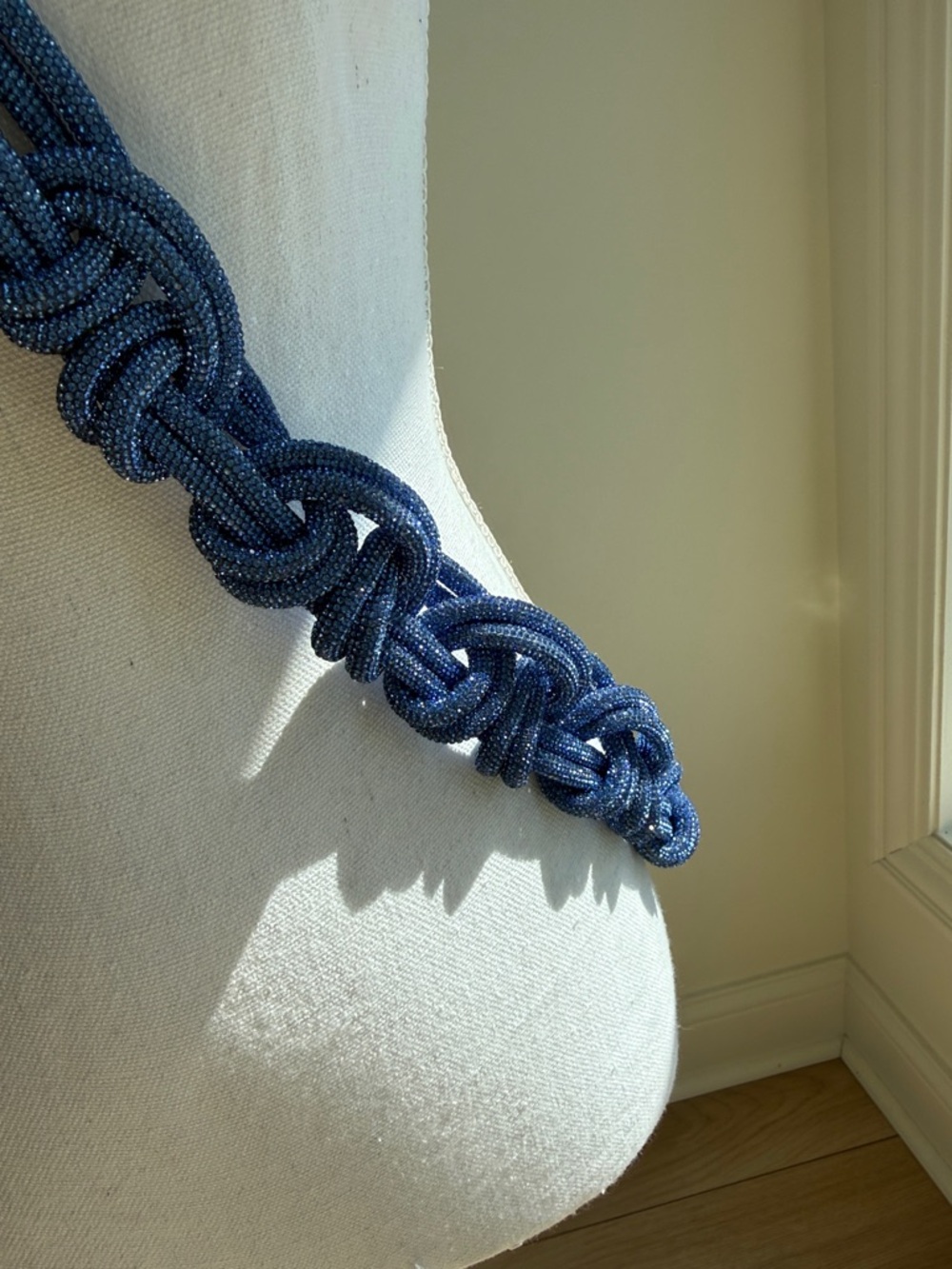NEW Blue Knotted Rope Chain Strap for Bags - ROCKNOT - Picture 5 of 7